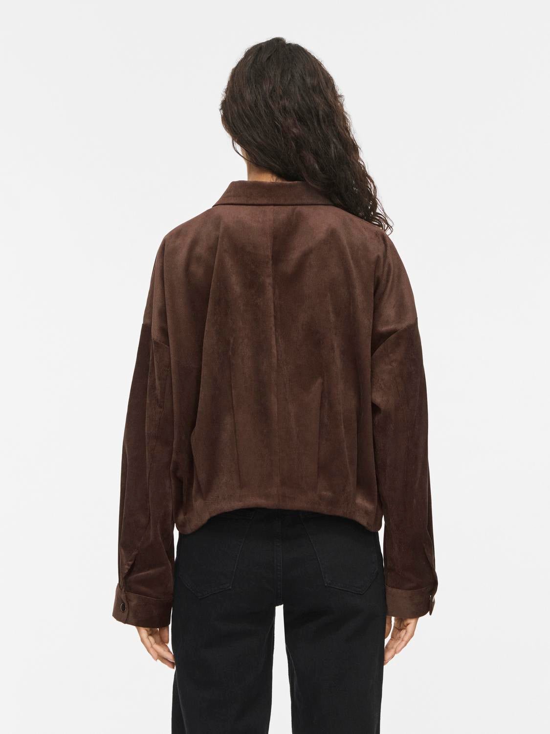 VICOURDIE Denim Jacket - Coffee Bean - VERO MODA & VILA Bergvik